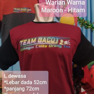 kaos pe (polyester) sablon dtf